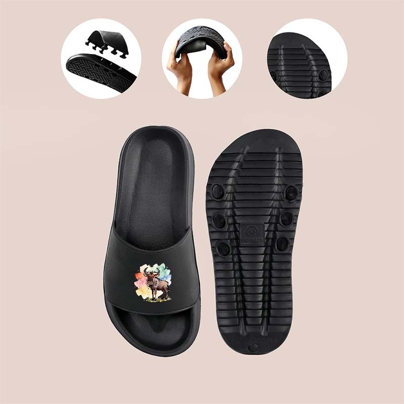 Animal World wildebeest Sandal Selop Pria Wanita Dewasa - Anti Slip, Desain Unisex, Nyaman Dipakai E