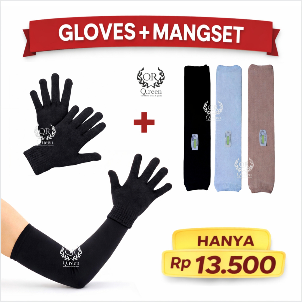 Budling Sarung Tangan Motor Rajut Dengan Mangset Sarung Tangan Mangset Panjang Sarung Tangan Sepedah