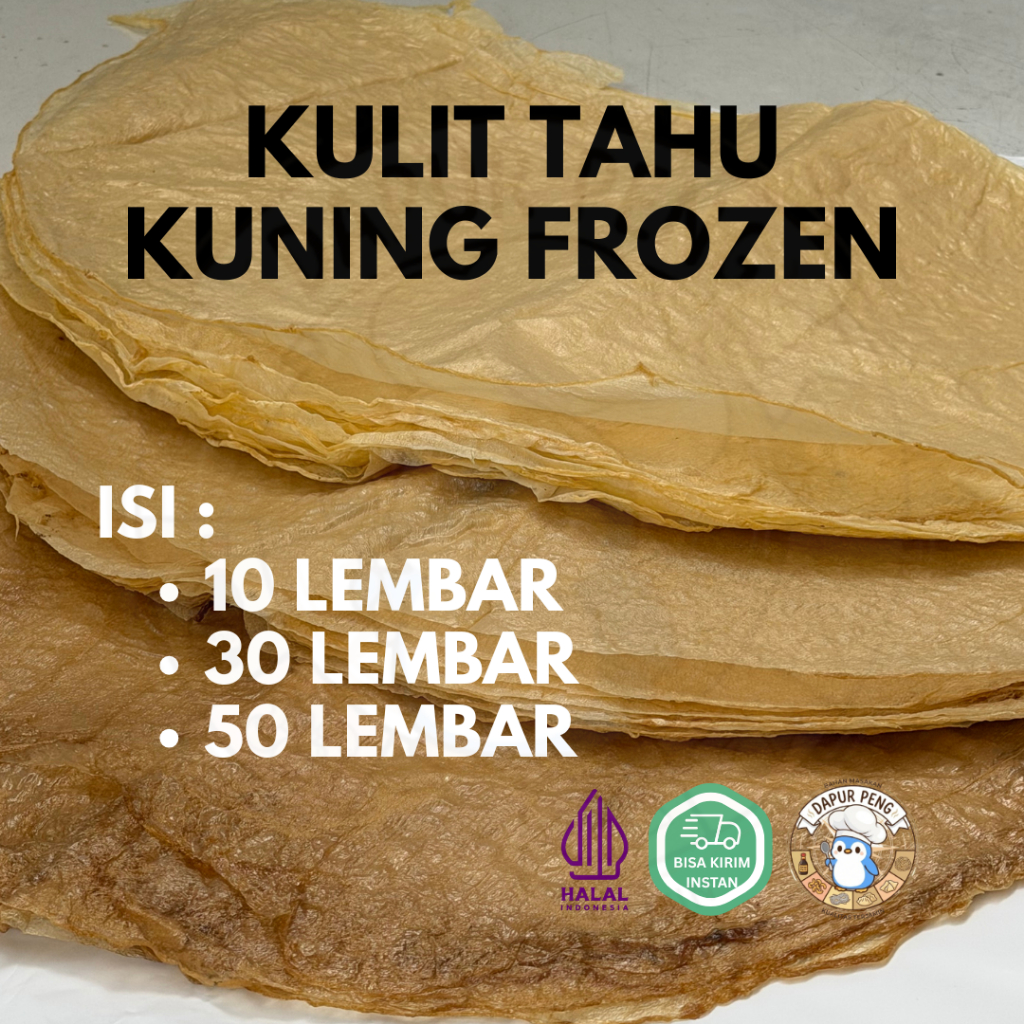 Kulit Tahu Kuning Tipis Tawar