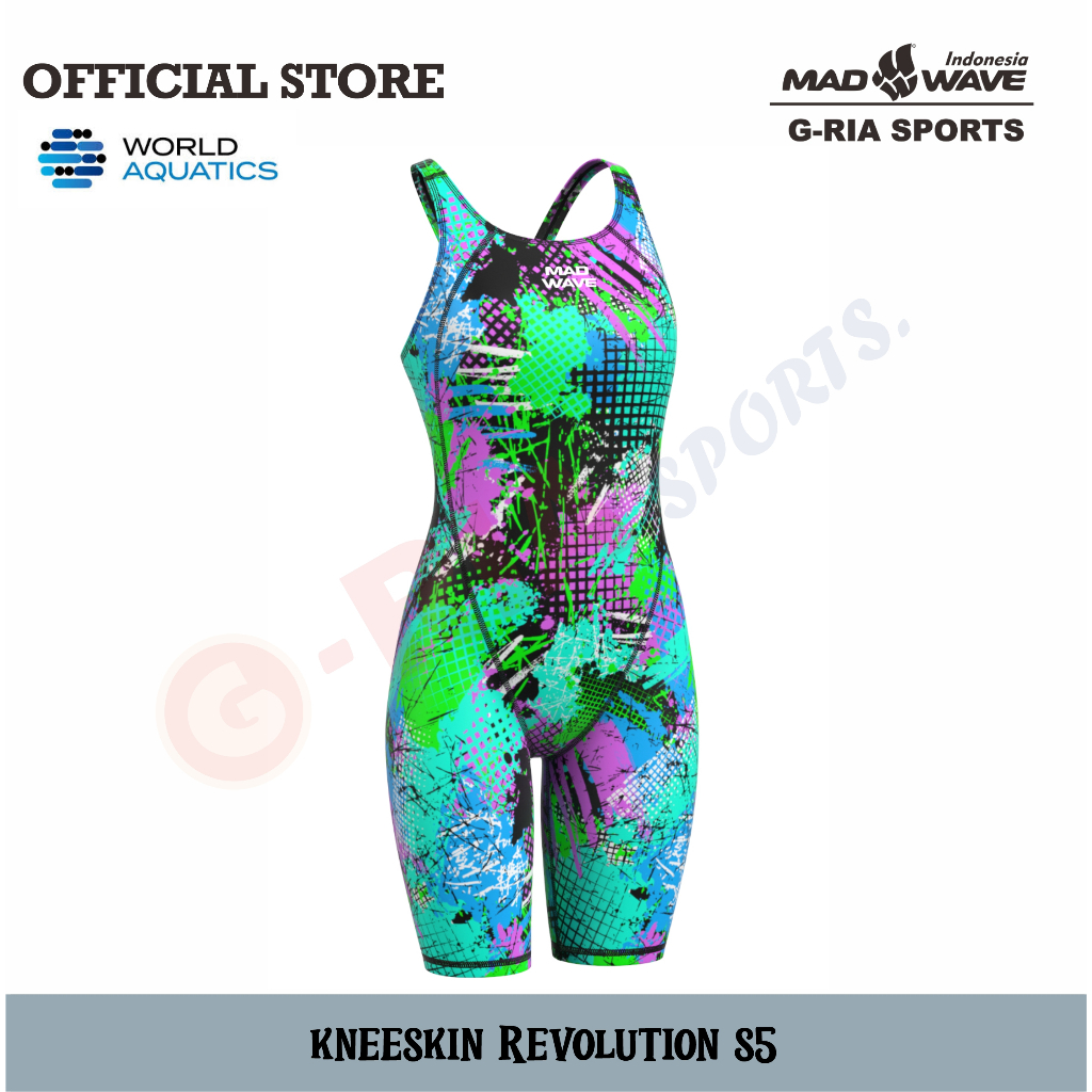 Original Mad Wave Revolution S5 Racing Swimsuit ( Baju kompetisi renang )