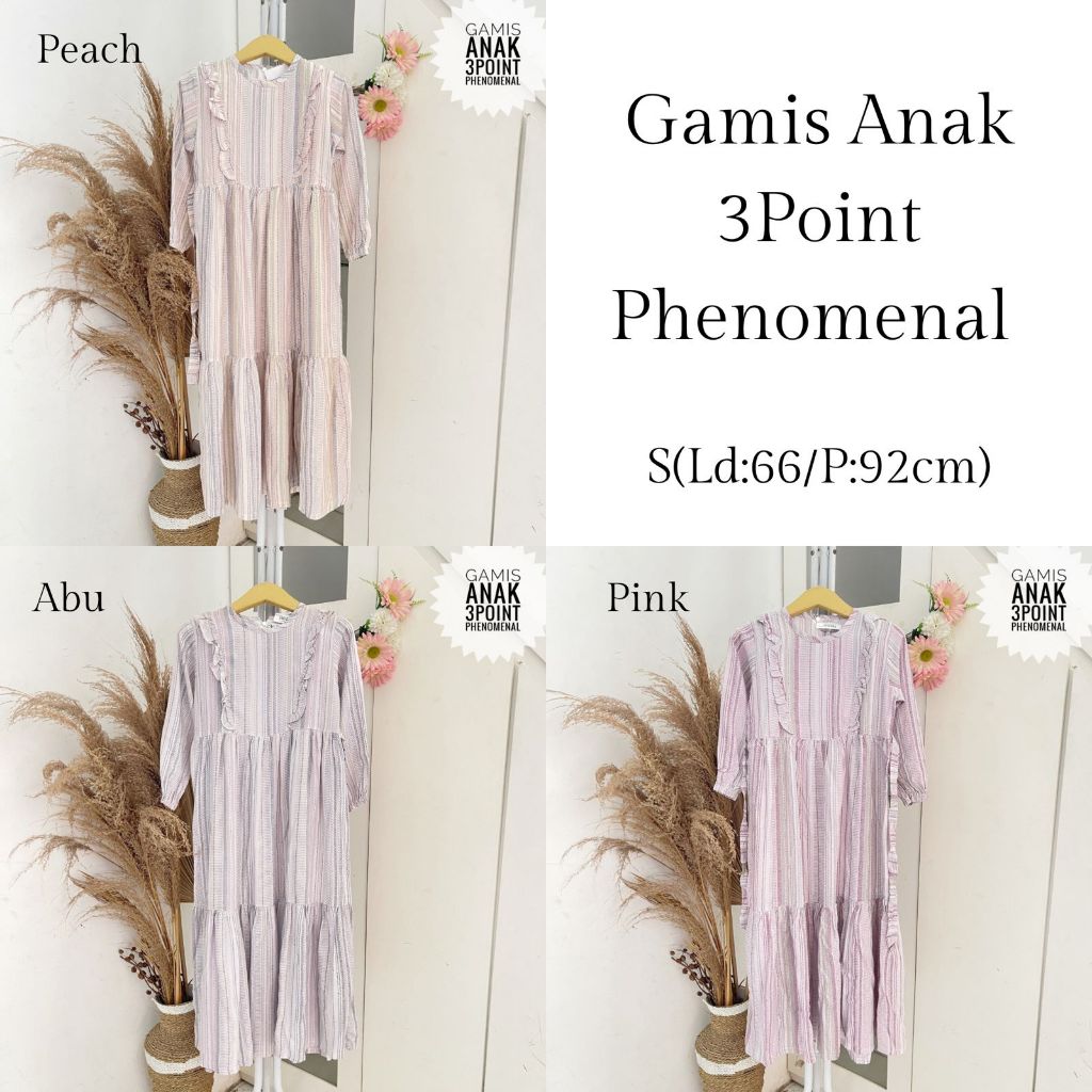 GAMIS ANAK 3 POINT X PHENOMENAL ORIGINAL