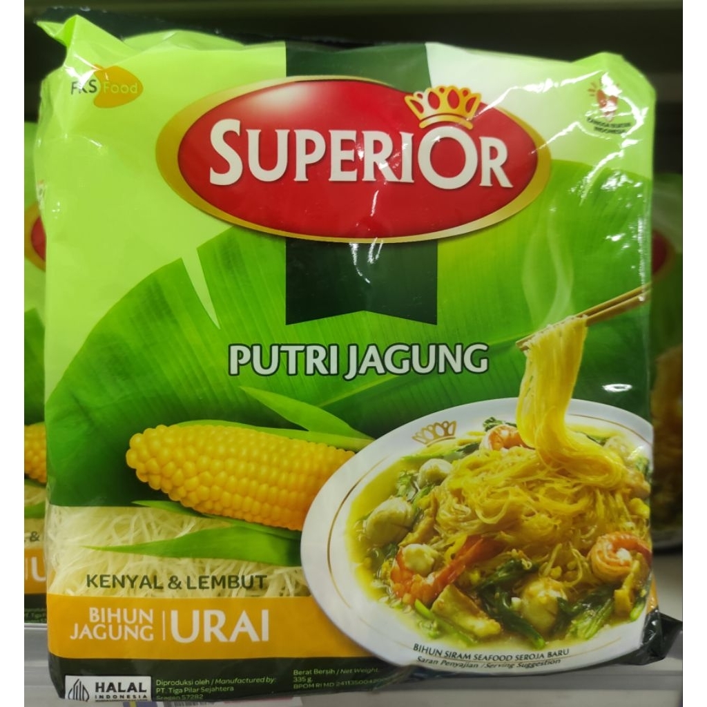 Superior putri bihun jagung urai 335gr