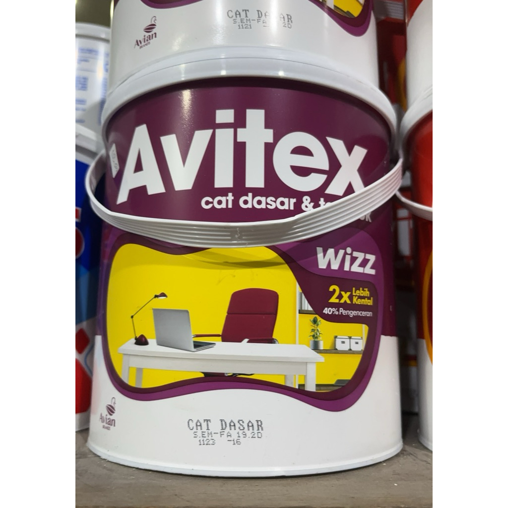 CAT DASAR DAN TEMBOK AVITEX WIZZ 5KG