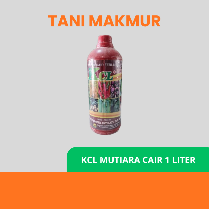 Pupuk Semprot Kcl Mutiara Kalium Super + Zpt Original Kemasan Pabrik - Merangsang Pertumbuhan Tanama