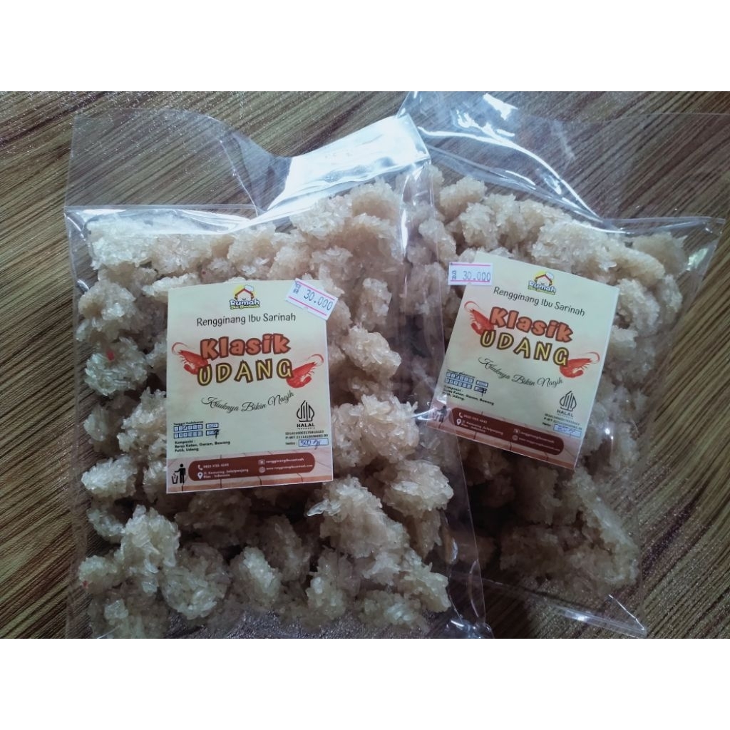 Rengginang Mini Rasa Udang (Mentah)