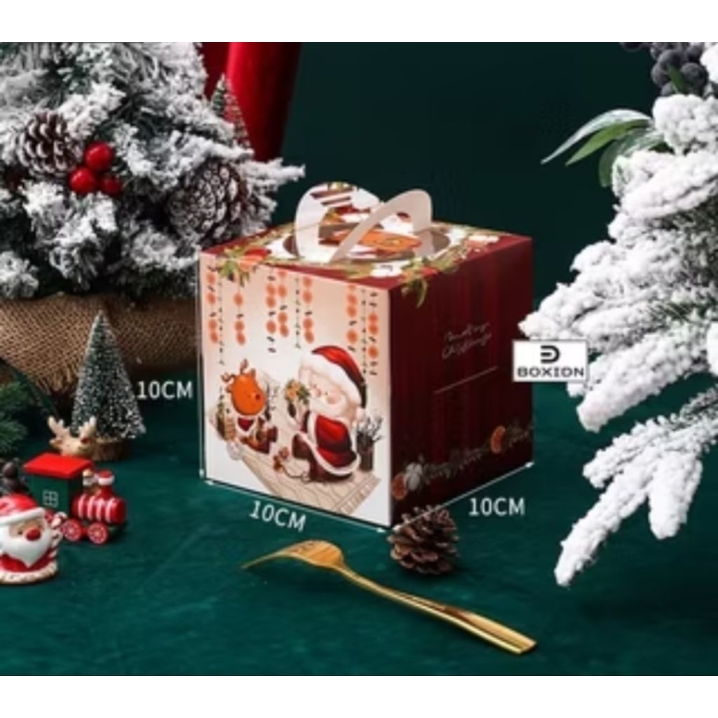 Box Natal 15x15 Box Natal Kue Tart Box Natal 16x16 Box Natal Kue Bolu Dus Natal kue Box Souvenir Nat