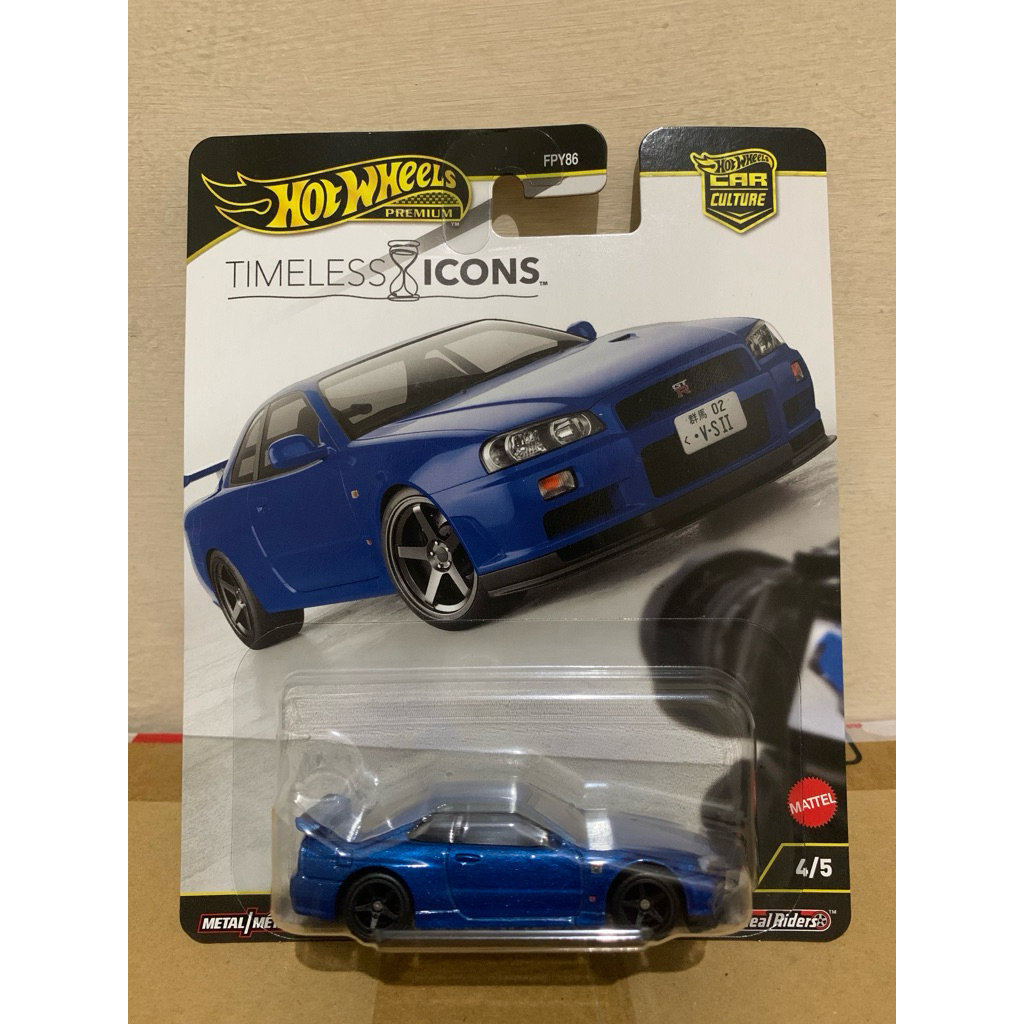 Hot Wheels Premium Timeless Icon R34