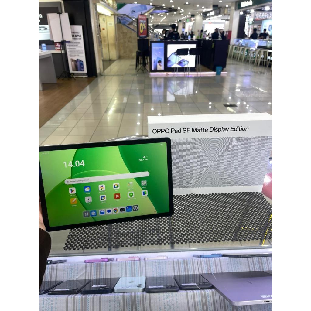 TABLET OPPO PAD SE MATTE DISPLAY EDITION 4/128 RAM 4GB INTERNAL 128GB SECOND SEKEN BEKAS
