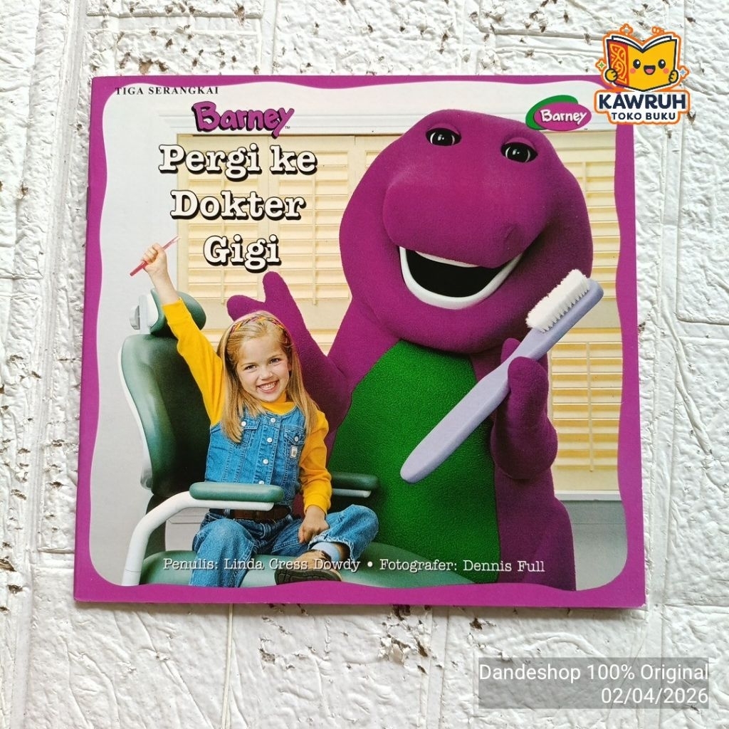 Barney Pergi Ke Dokter Gigi - Buku Cerita Anak Original
