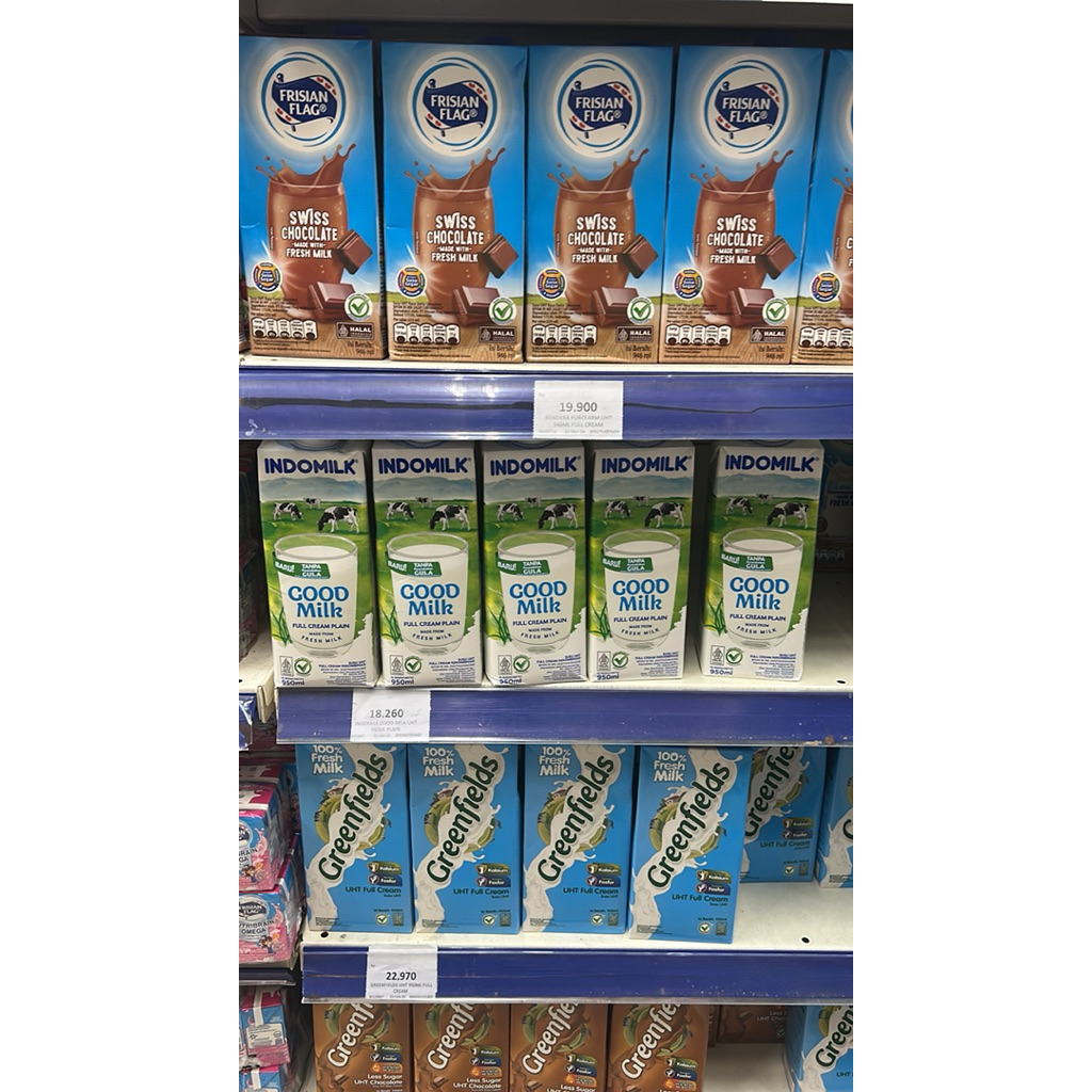 Indomilk UHT Plain Full Cream