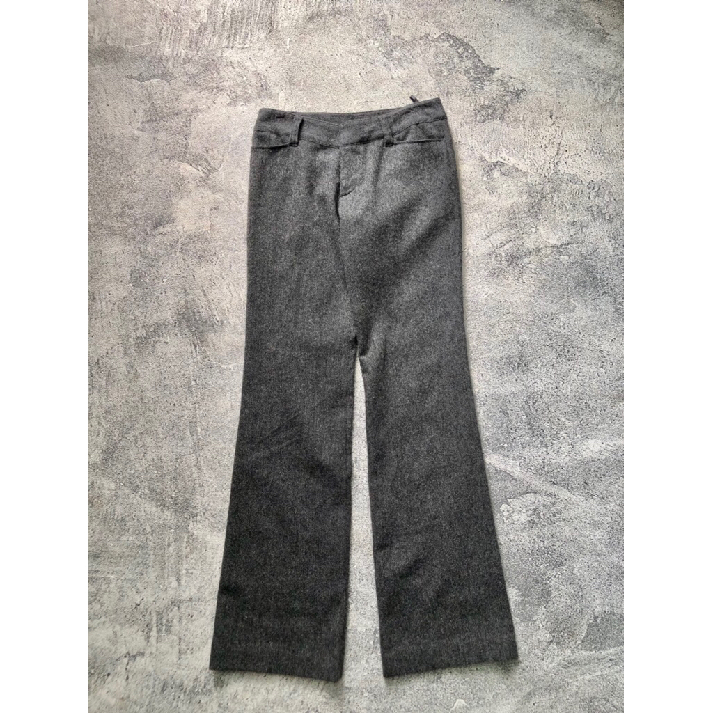 Ofuon wool flared trousers