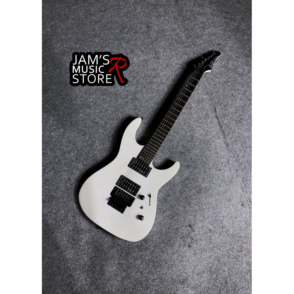 gitar electrik samick NSHG 100 FRB white