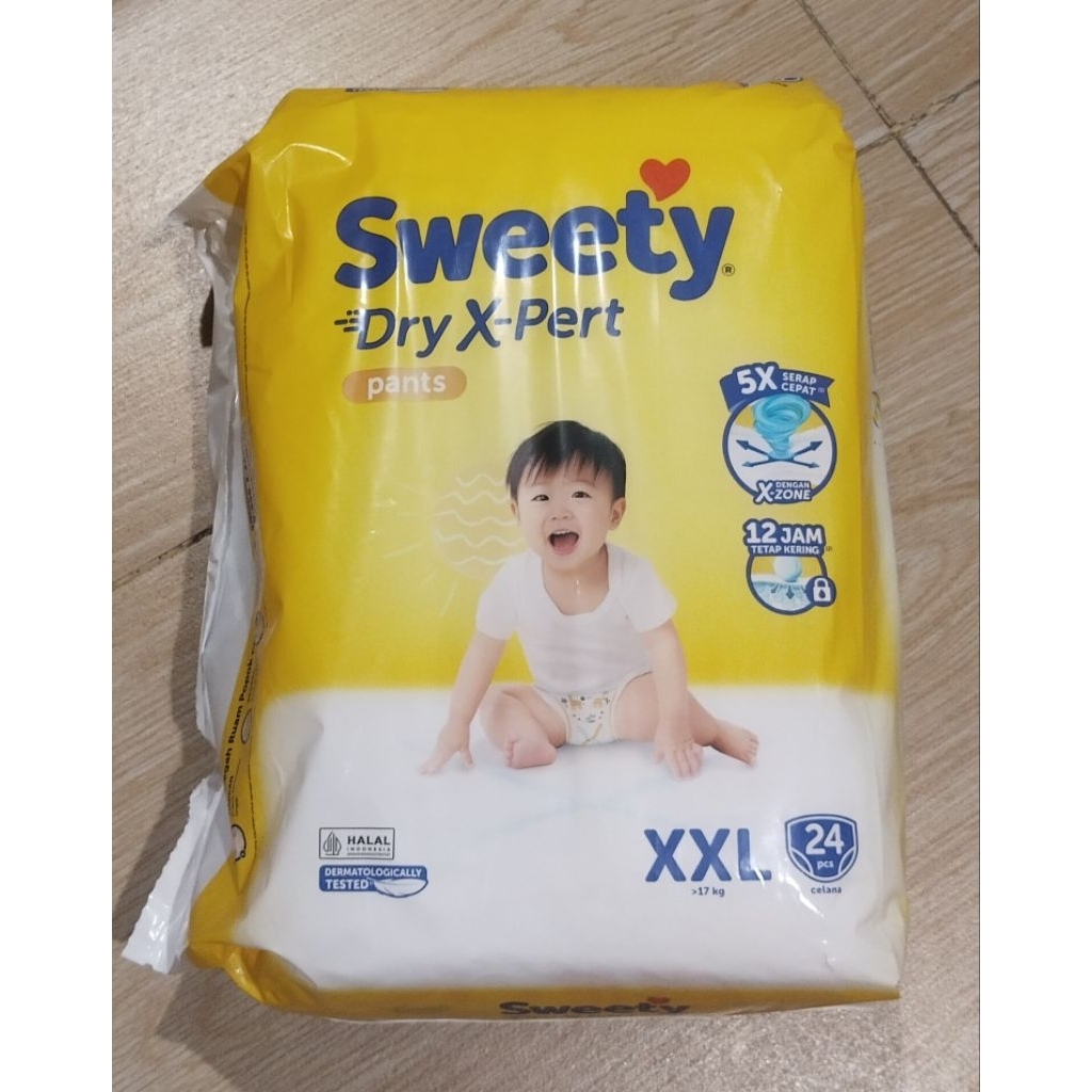 Pampers Sweety Bronze Pants XXL. isi 24 dry x-pert