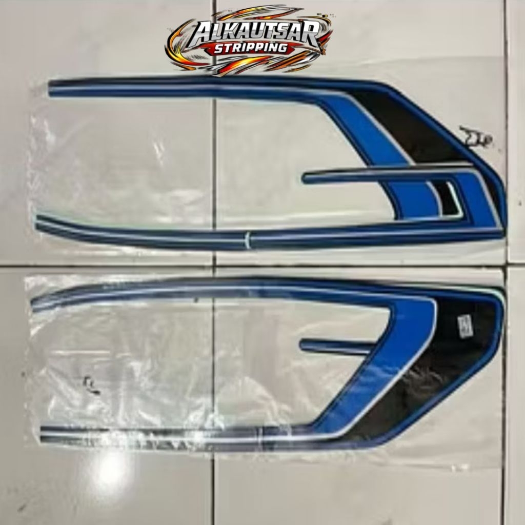 Striping GL100 GL 100 Sticker GL 100 Striping Lis sticker Standard Original Honda GL 100 GL Cepek 19