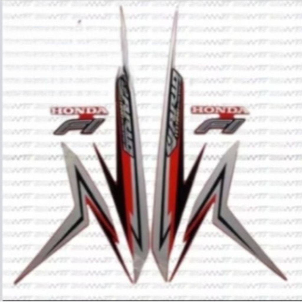STRIPING STANDAR VARIO TECHNO 125 ISS 2016 WARNA MERAH