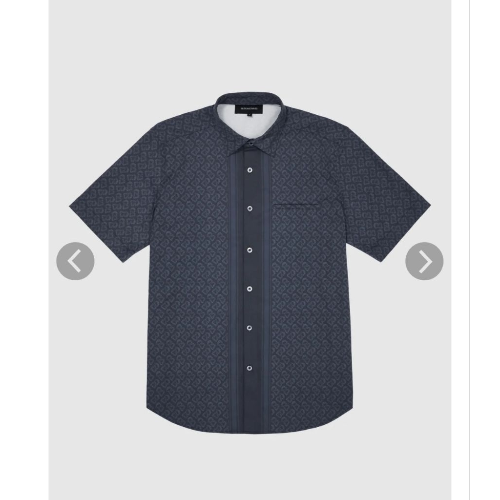 De Fleur Men Shirt Navy Buttonscarves