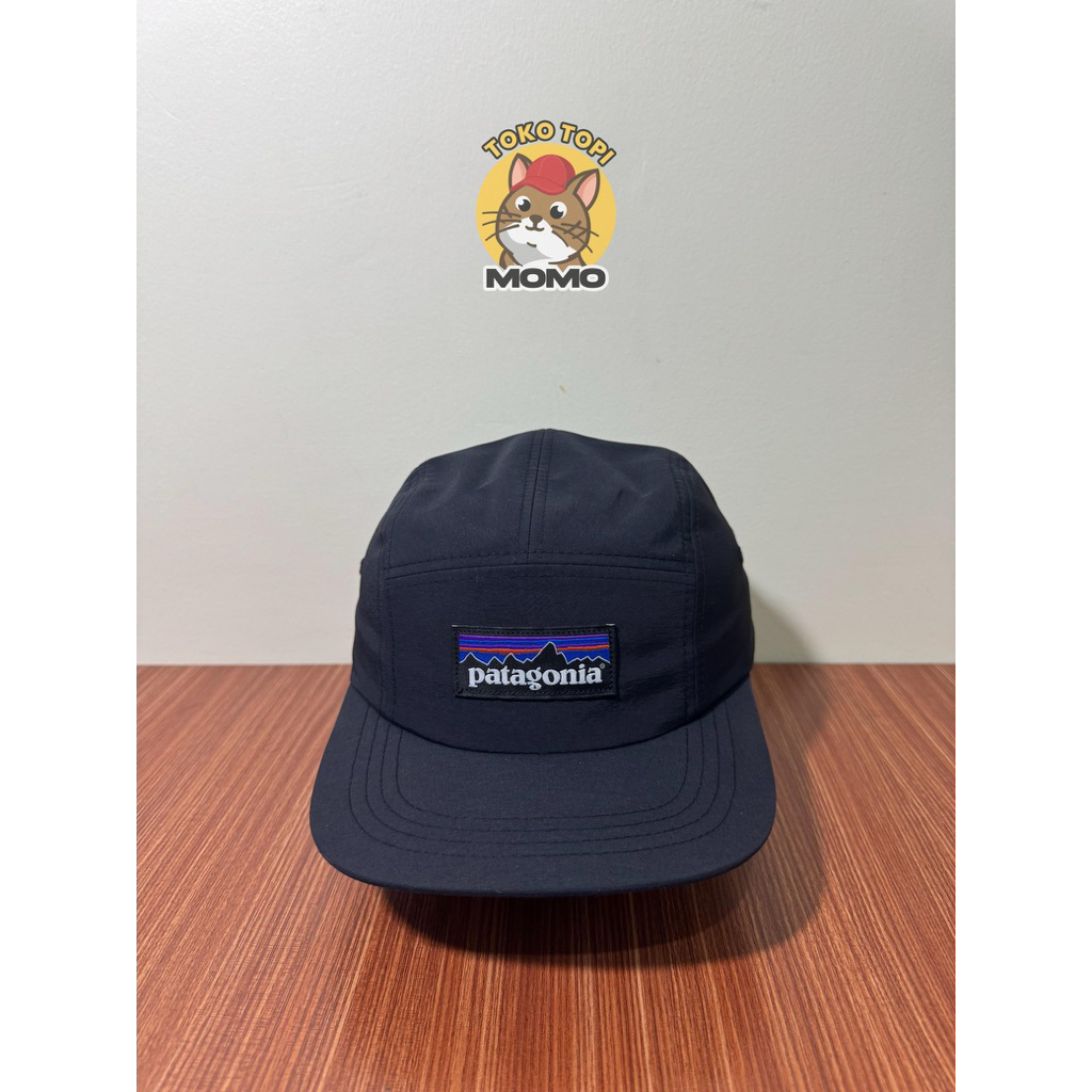 Topi Five Panel Patagonia Hitam