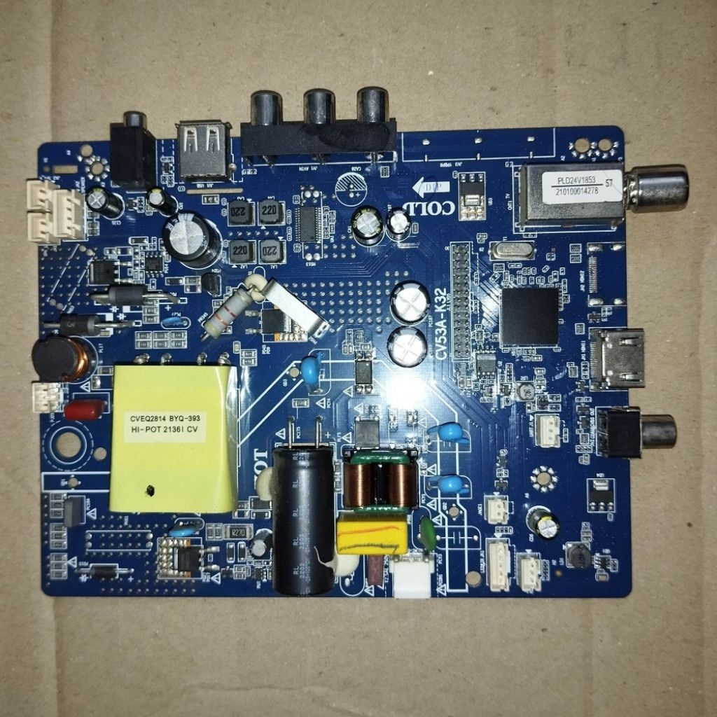 Mainboard Tv led polytron 24v1853 Digital original