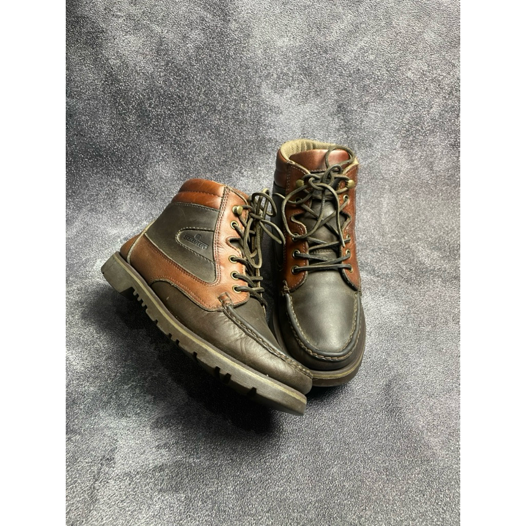 sebago men's shoes moc toe boots vibram sole