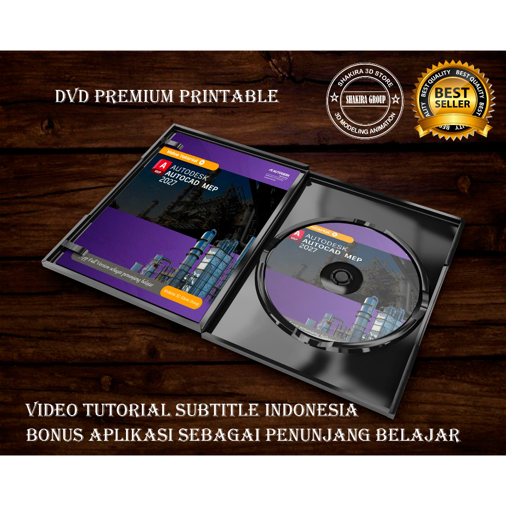 AutoCAD MEP 2027 Mechanical Electrical Plumbing plus Video Tutorial Mastering SUBTITLE BAHASA INDONE