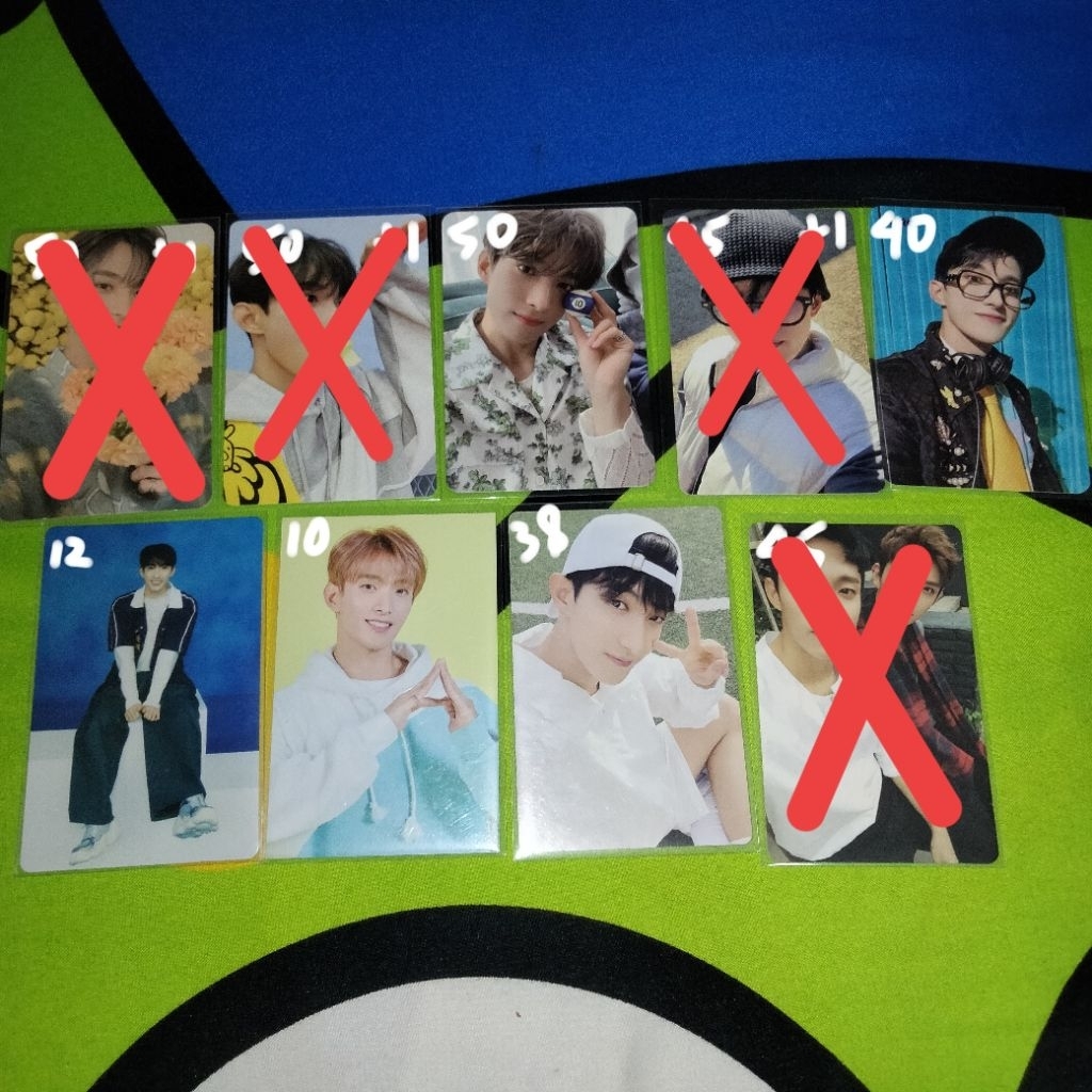 (cek deskripsi) ready stock photocard pc seventeen dokyeom dk sg24 nana bnb membkit seoksoo telepart