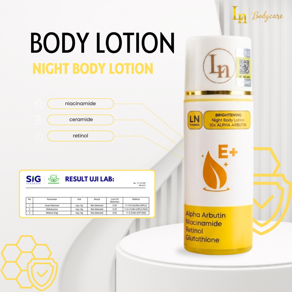 [HB MALAM] Lotion Dosting 10% Alpha Arbutin 100ml HB Whitening Kulit BPOM Malam