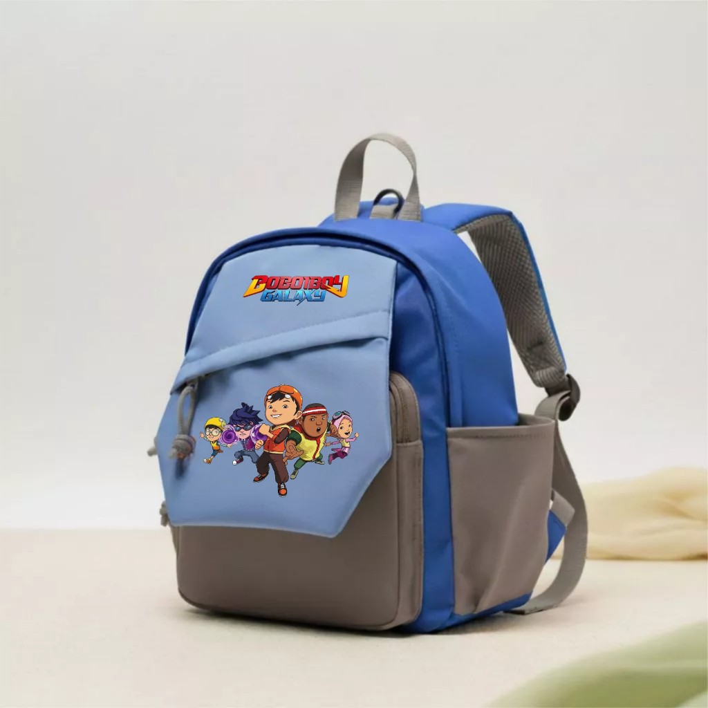 CATENZO - Tas Ransel Sekolah Anak Boboiboy Galaxy and Friends Premium Backpack Anak TK PAUD Muat buk
