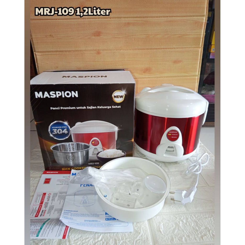 Rice Cooker Maspion MRJ 109 GBS 1,2Liter
