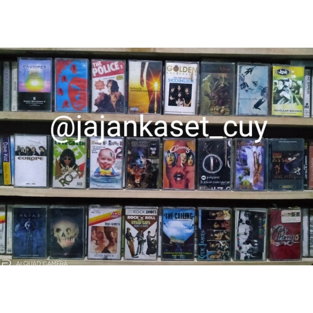 KASET PITA ORIGINAL ROCK ALIAS CHICAGO THE POLICE SPIN DOCTORS THE CALLING DEF LEPPARD EUROPE PRODIG