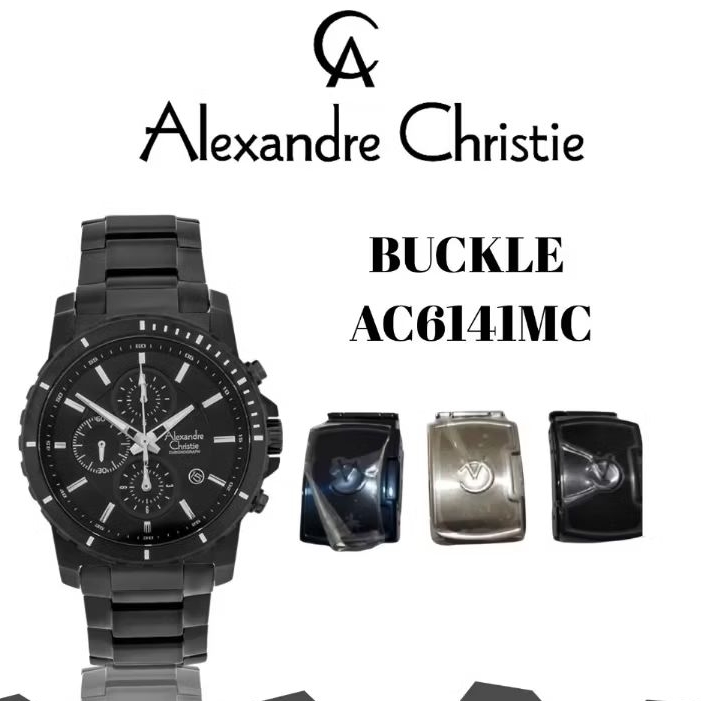 BUCKLE ORIGINAL UNTUK JAM ALEXANDRE CHRISTIE AC6141MC
