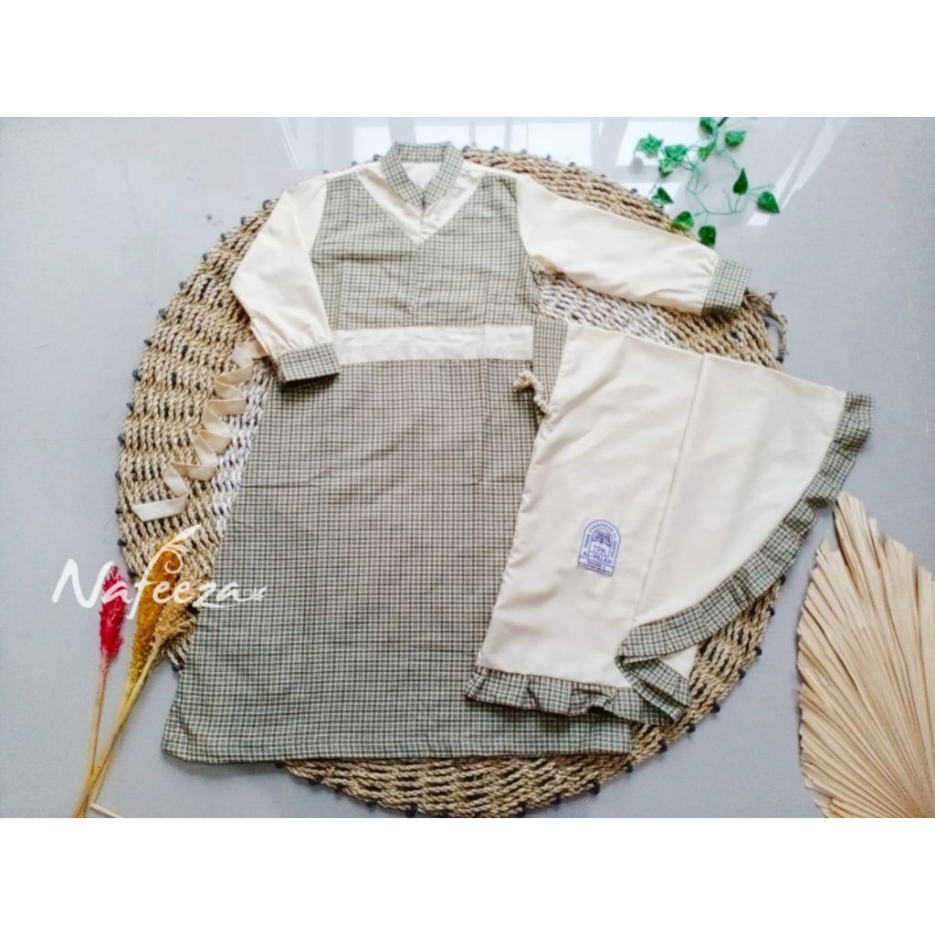 Seragam Sekolah Anak Paud TK Baju Batik SD Custom Model Size Gamis Set Jilbab Setelan Koko Kemeja
