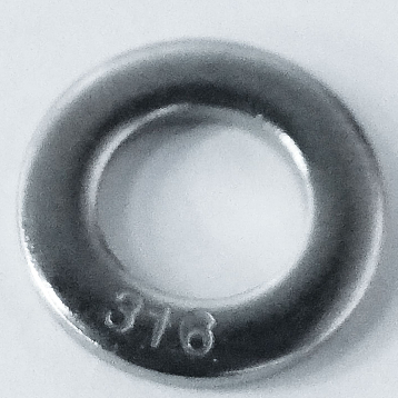 Ring Plat Stainless Steel - M22 - Washer Plate SS316