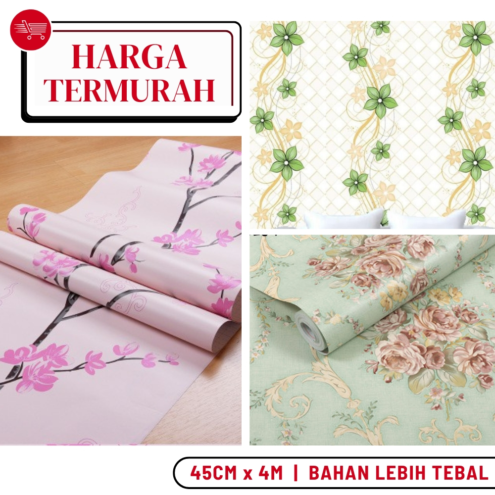 Wallpaper Dinding Ruang Tamu Motif Bunga Dandelion Ungu Wallpaper Dinding Kamar Tidur Motif Bunga Da