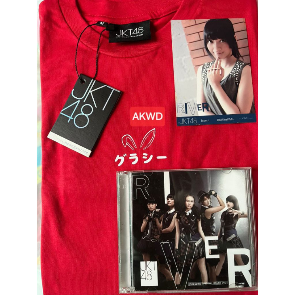 Birthday Tshirt Gracie JKT48 + CD DVD RIVER