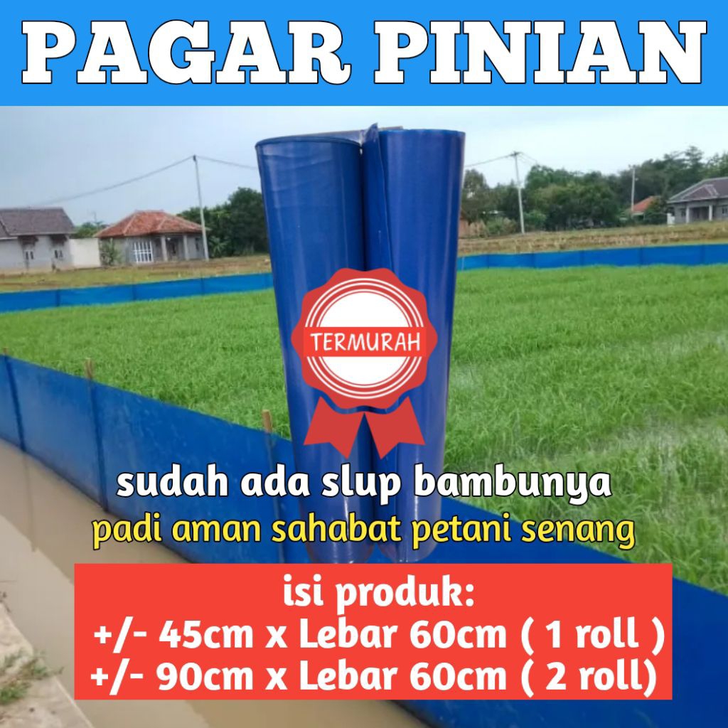 fiber sawah/pagar sawah/pagar kebun