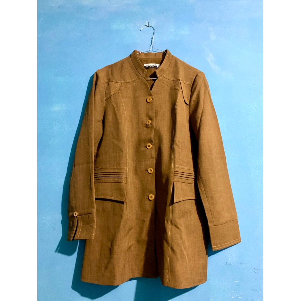 Preloved Seragam PDH PNS Guru /Wanita/ Khaki Tua