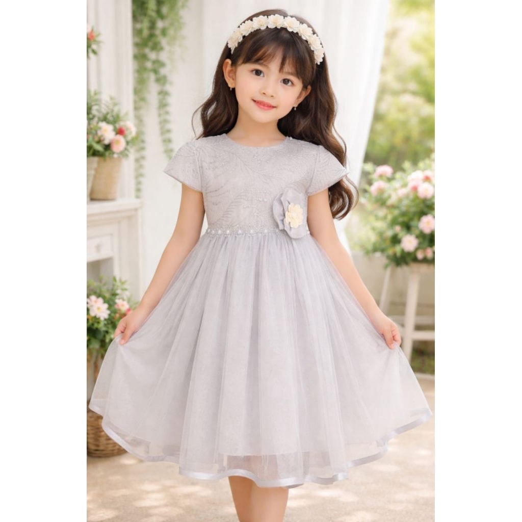 Gaun pesta anak perempuan / baju pesta anak / dress anak brokat