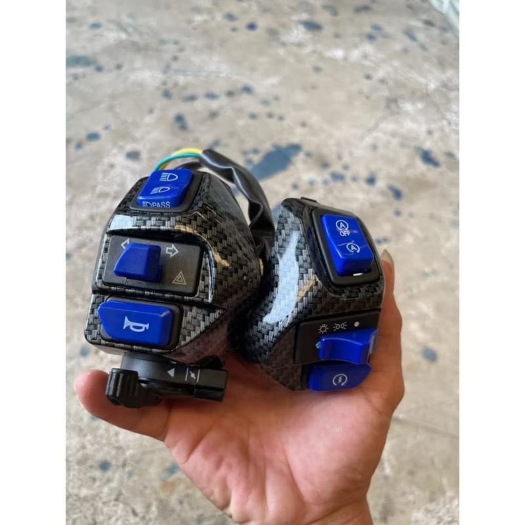 KR Saklar Set Kiri Kanan Vietnam Hazard Plus Hazard Mio J Mio Sporty Mio M3 Mio Soul Aerox