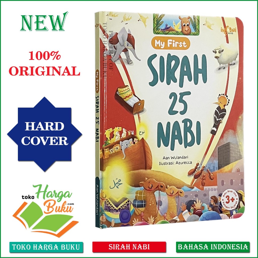 My First Sirah 25 Nabi Ilustrasi FULL COLOR Original Buku Anak 3+ Teladan Para Nabi Siroh Nabawiyah 