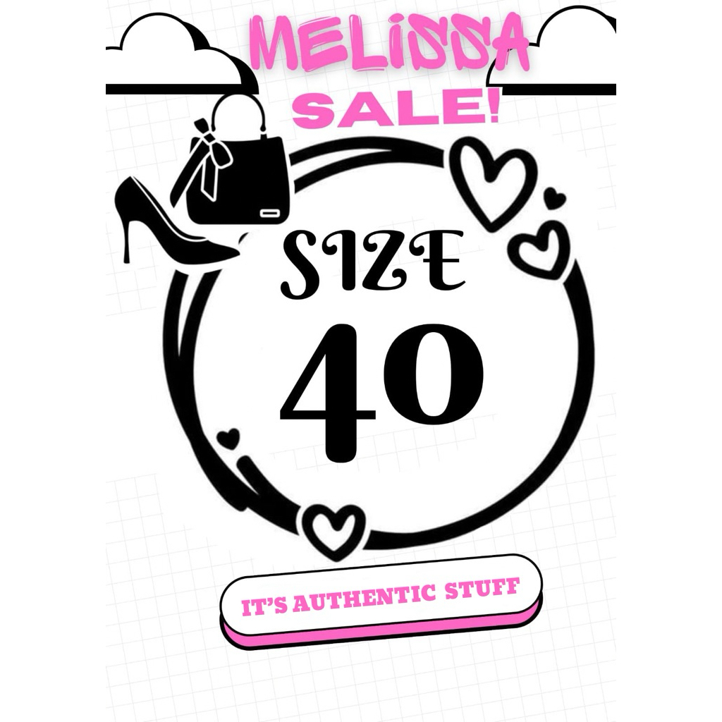 SALE MELISSA ORIGINAL SIZE 40