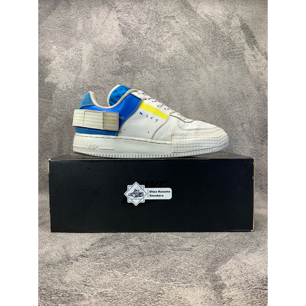 Sepatu Second  AF1 Photo Blue  Size 42,5 Insole 27 cm  Original Guarantee 100%
