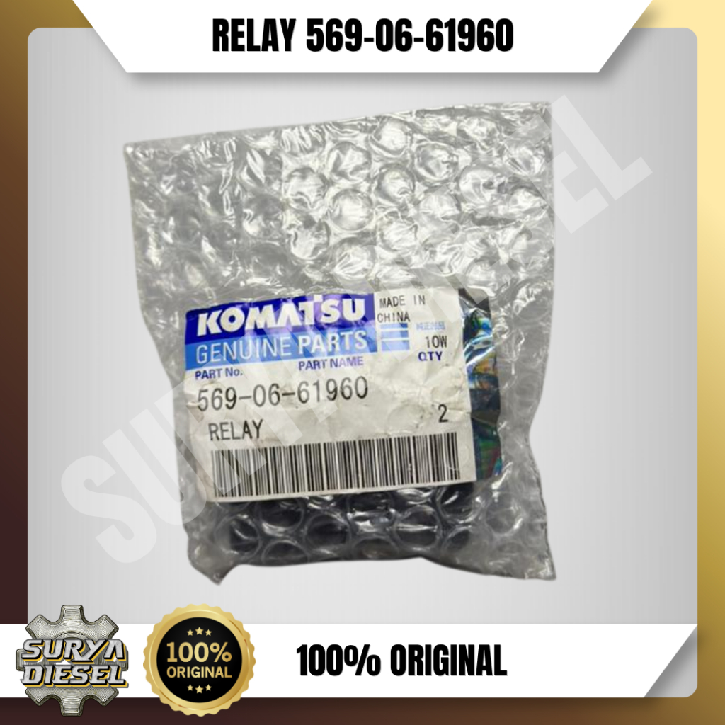 KOMATSU RELAY 5690661960 / 569-06-61960 100% Original (Genuine Parts KOMATSU)