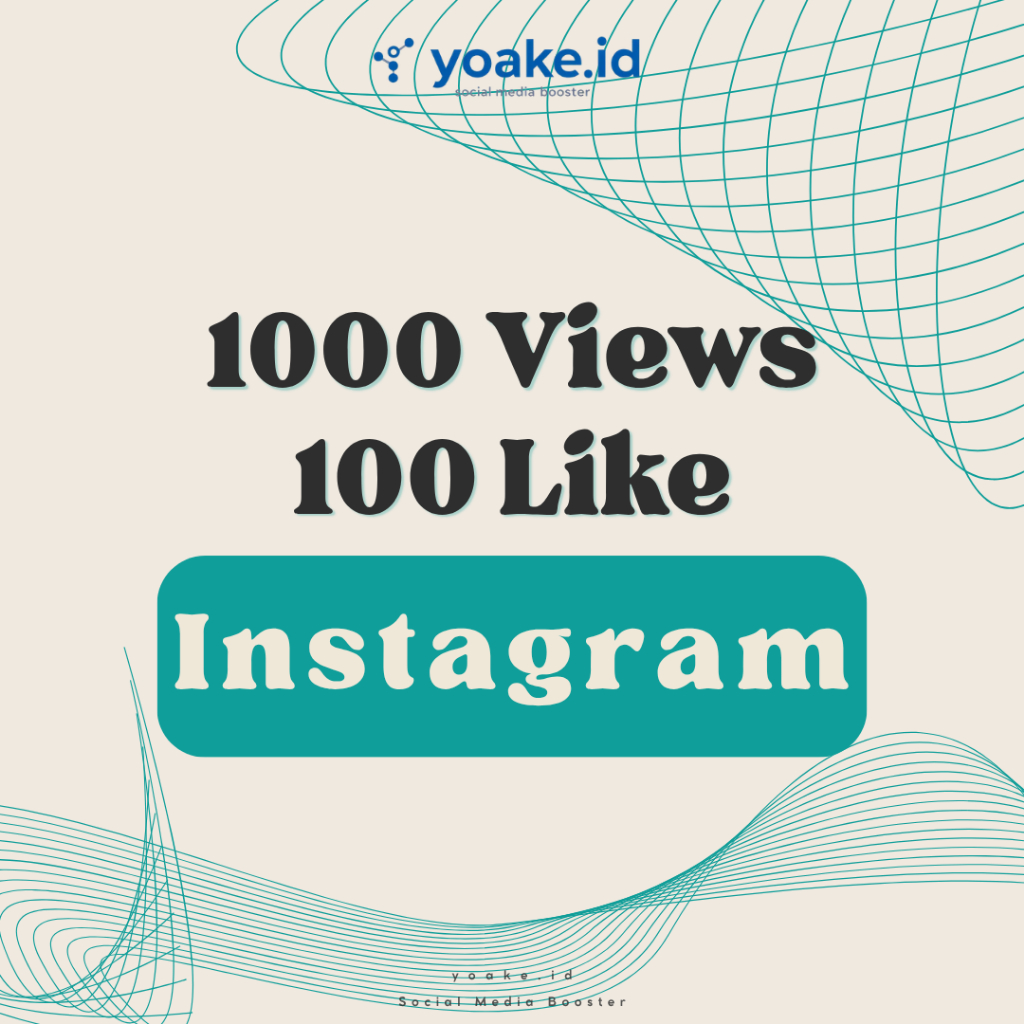 YOAKE View Dan Like Reel Insta Gram Real Aktif No Drop Likes Bukan User Indo IG Permanen Optimasi Mu