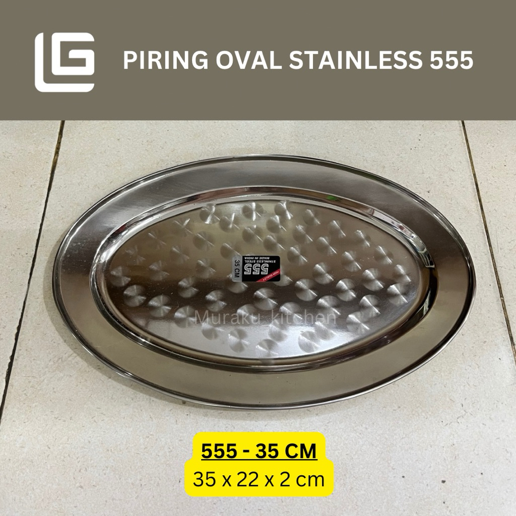 PIRING OVAL / PIRING SAJI STAINLESS STEEL