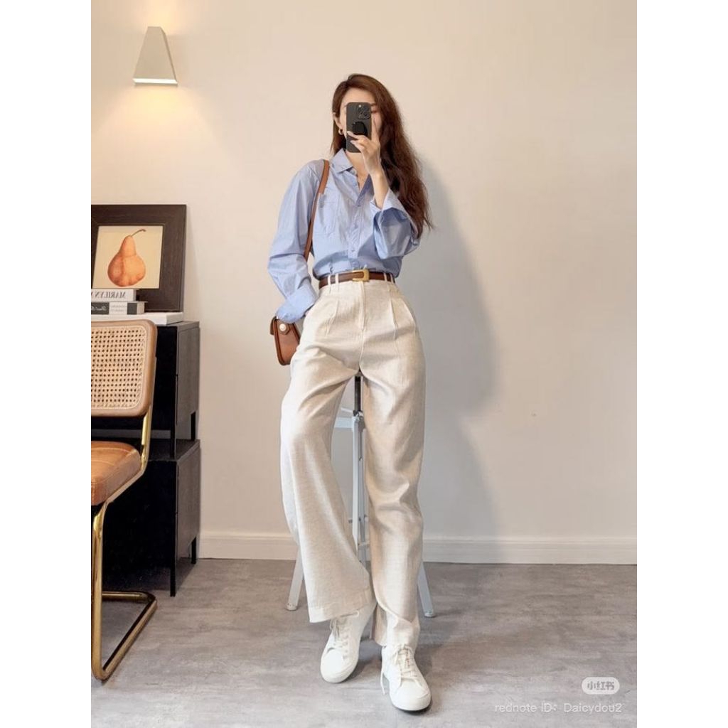 TERLARIS VIONA PANTS / CELANA HIGHWAIST WANITA / CELANA PANJANG LOOSE PANTS KULOT ANTI KUSUT /