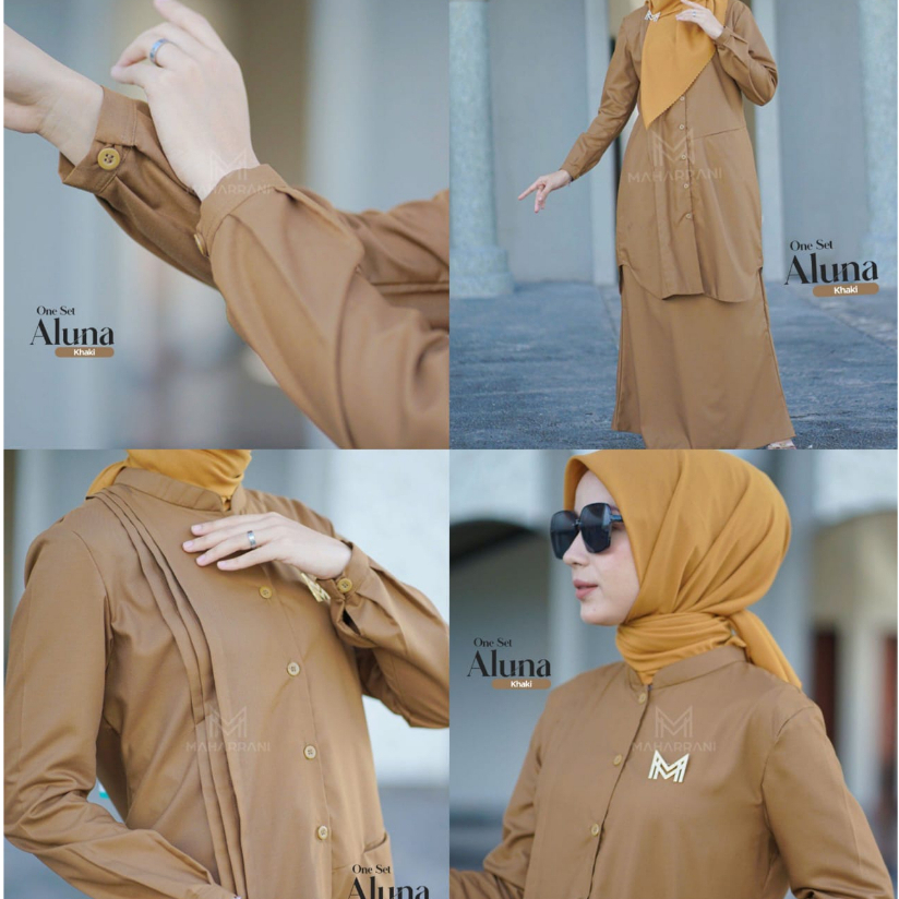 Seragam Dinas Tunik Rok Khaki Pemda Sekolah Guru Seragam Pemda Pns Guru Baju Pemda Wanita Khaki