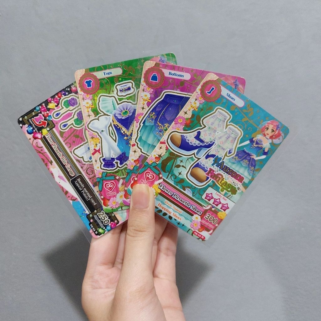 [AIKATSU] Aurora Fantasy Flower Pirouette set