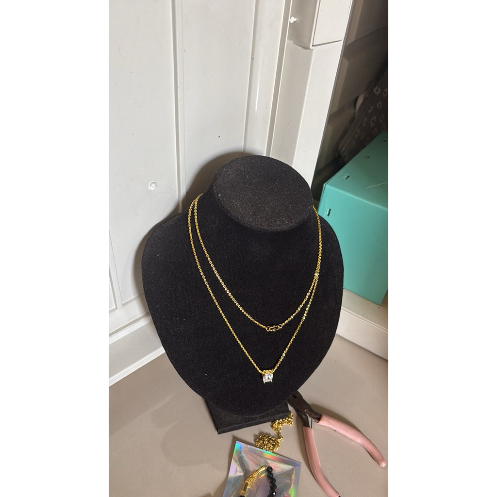 kalung bahan duit koin,