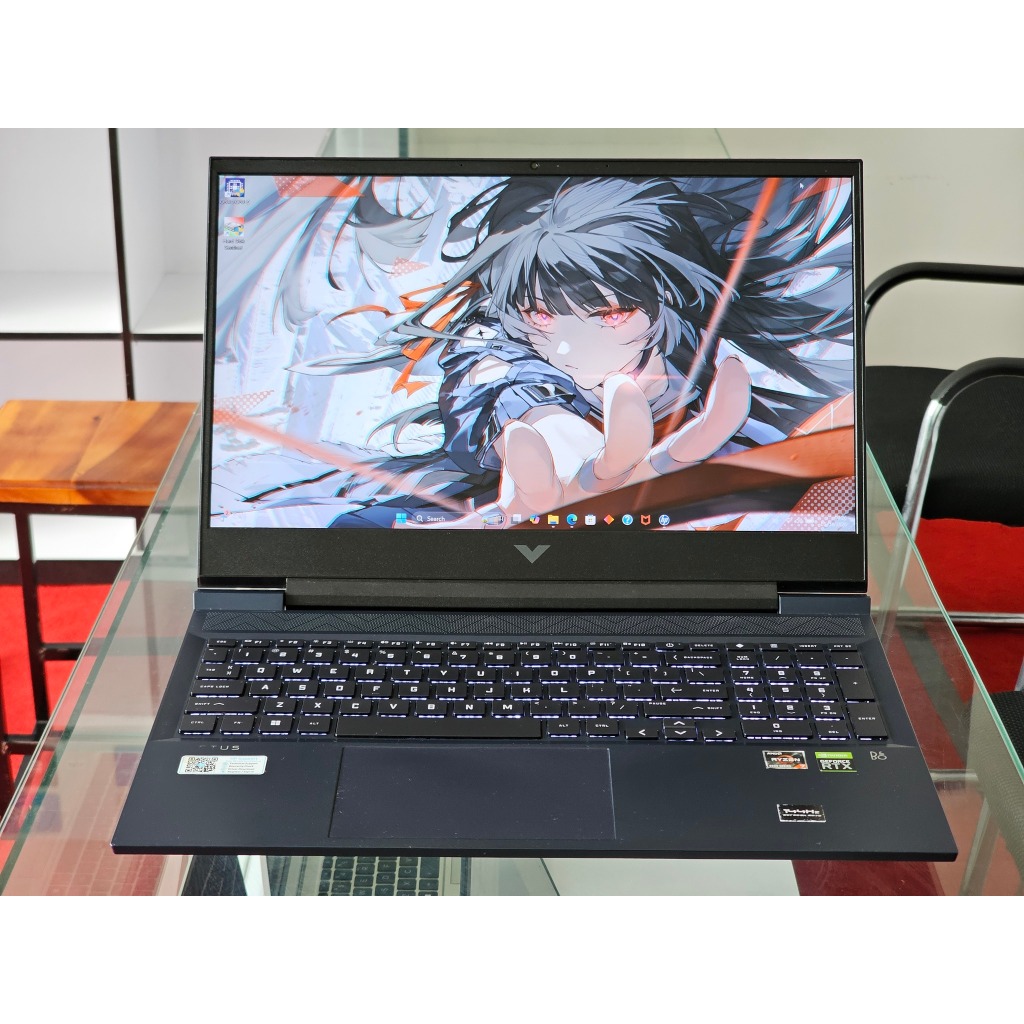 HP VICTUS 16 AMD Ryzen 7 6800H Nvidia RTX 3050 Ti 144 Hz Premium Gaming Editing dan Desain grafis