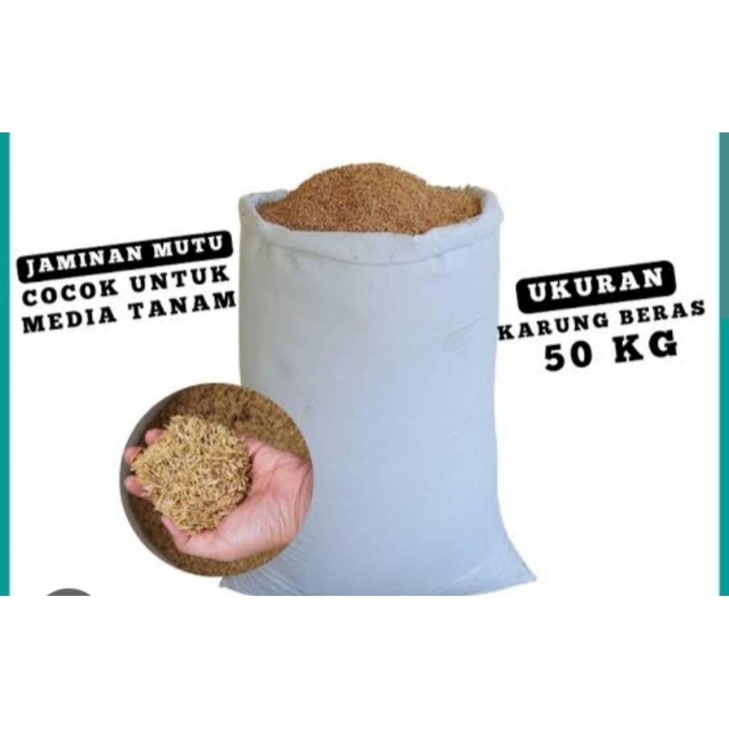 Sekam Padi mentah karung 50kg